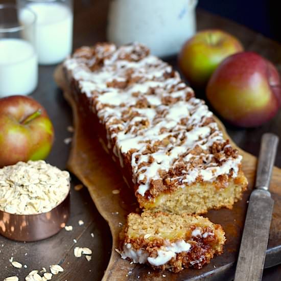 Oatmeal Apple Coffee Cake GF