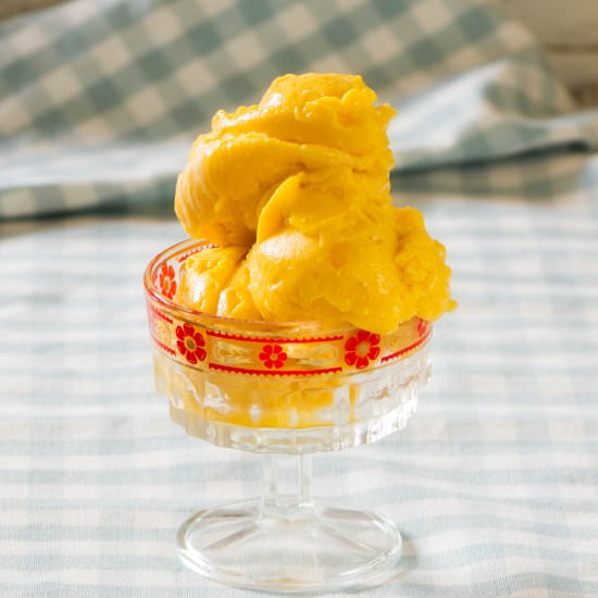Paleo Mango Ice Cream