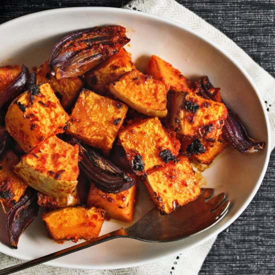 Harissa-Roasted Butternut