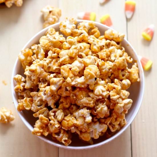 Candy Corn Caramel Corn