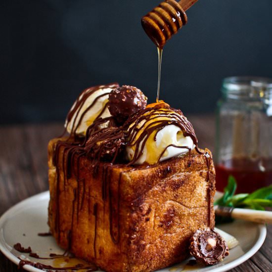 Nutella & Honey Shibuya Brick Toast