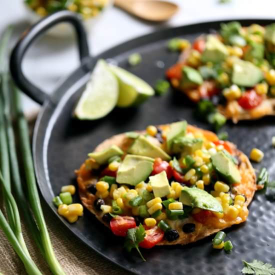 Black Bean Tostadas