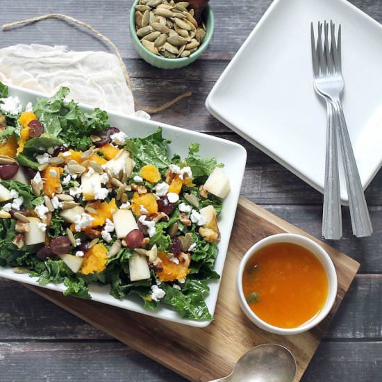 Kale & Butternut Squash Salad