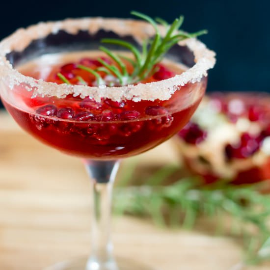 Autumnal Pomegranate Fizz