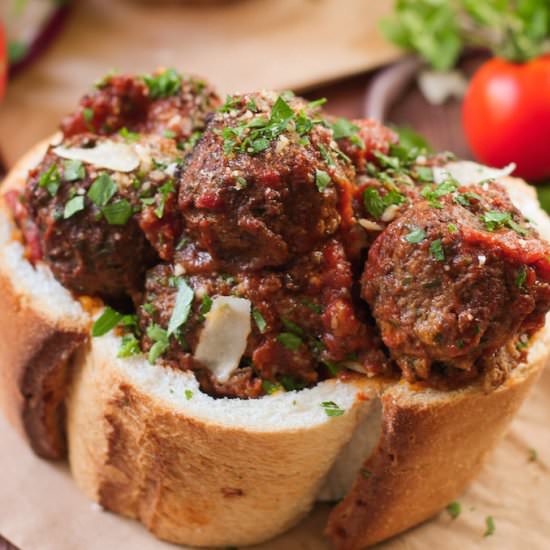 Slow Cooker Italian Meatballs