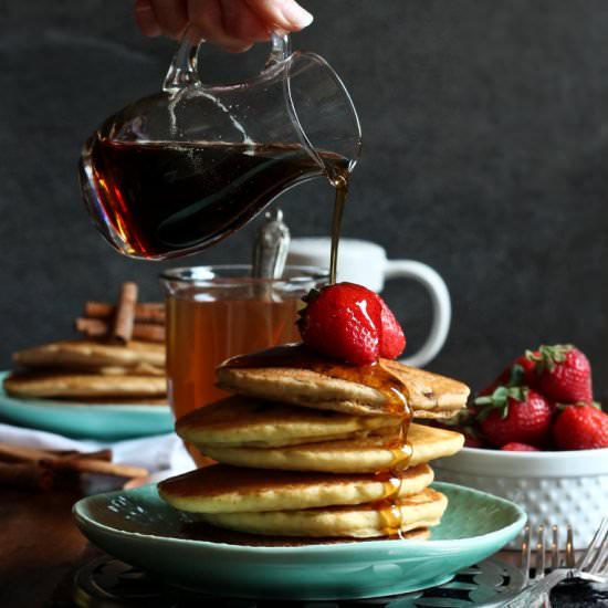 Low-Fat Vegan GF Pancakes