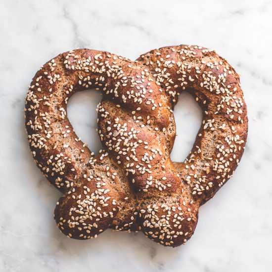 Sprouted Spelt Pretzel