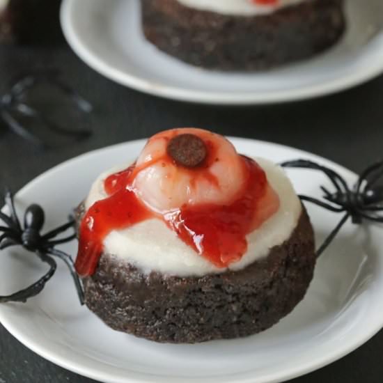 Bloody Eyeball Brownies