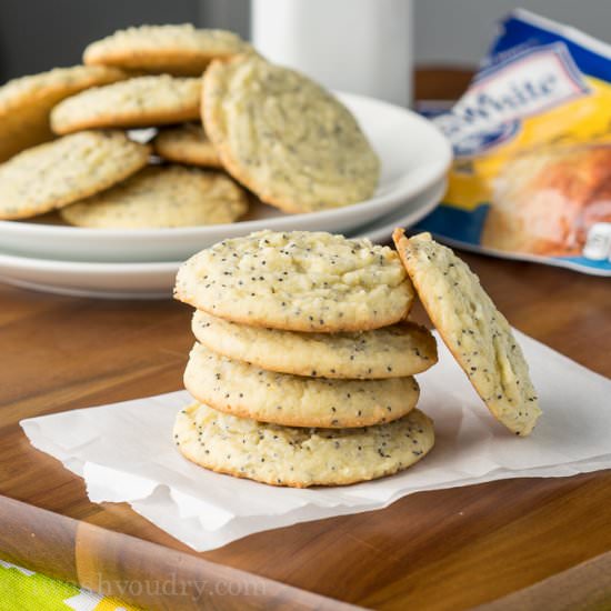 Lemon Poppy Seed Muffin Cookies