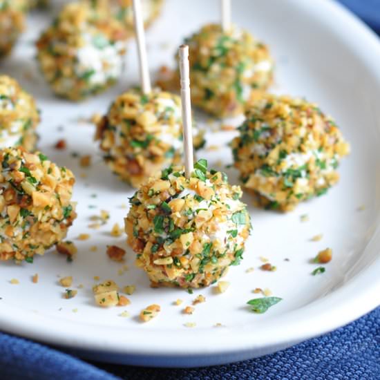 Herbed-Cheese Covered Olives