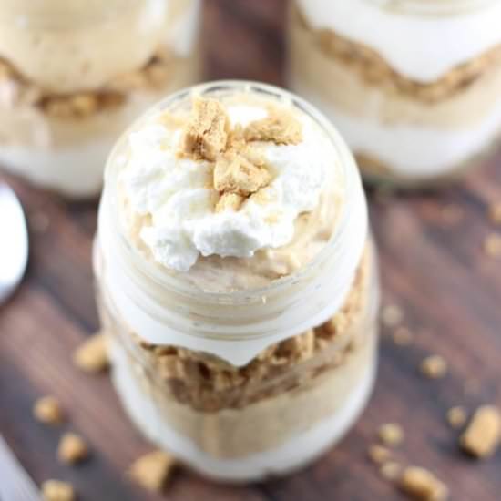 No Bake Fluffernutter Parfaits