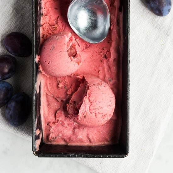 Plum Ice Cream