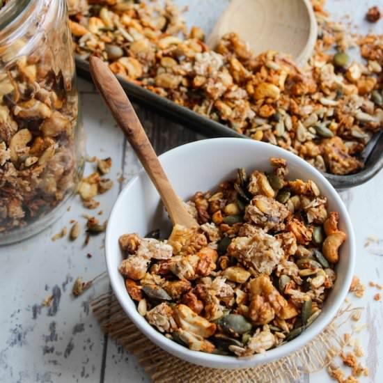 Grain Free Banana Granola