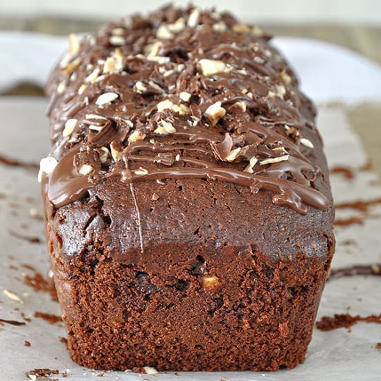 3-Ingredient Nutella Loaf Cake