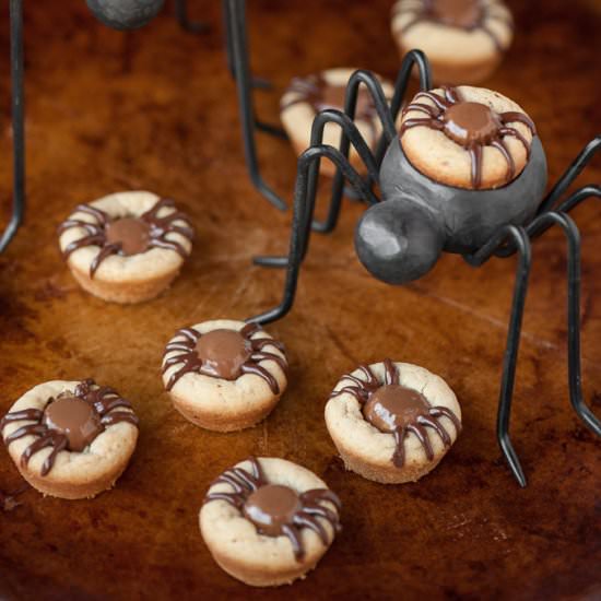 Peanut Butter Spider Cookies