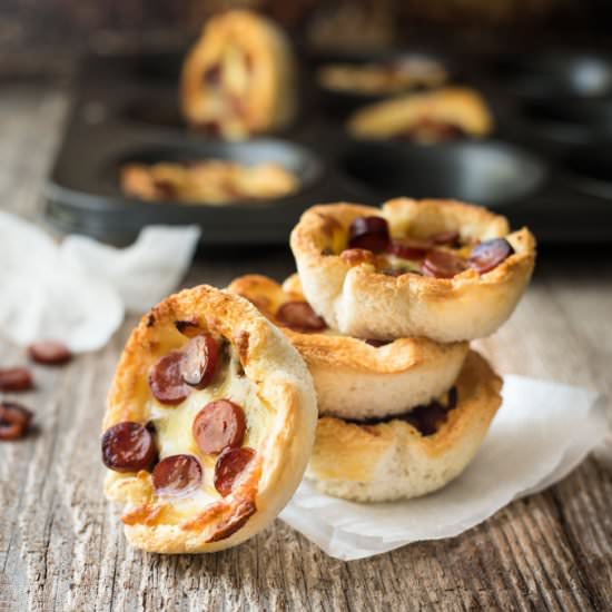Garlic Bread Mini Pizzas