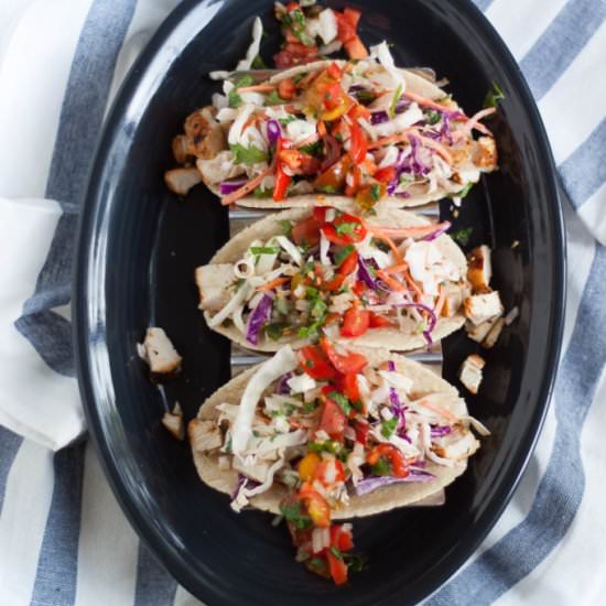 Chili Lime Chicken Tacos