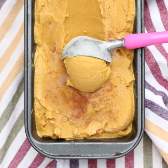 Vegan Pumpkin Ice Cream