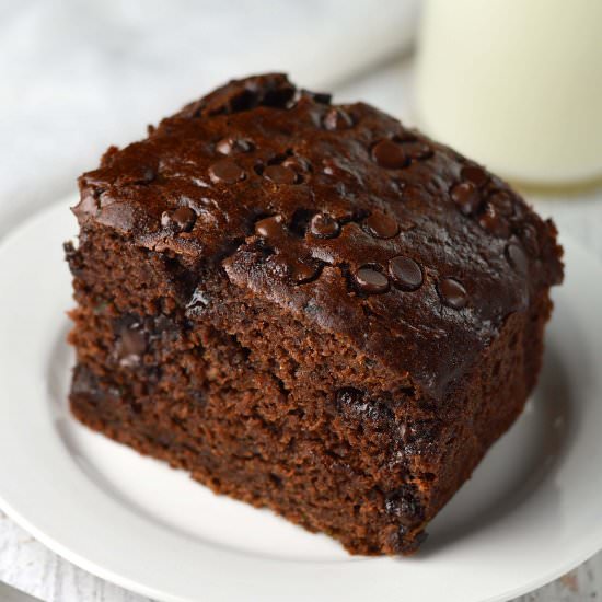 Double Chocolate Zucchini Cake