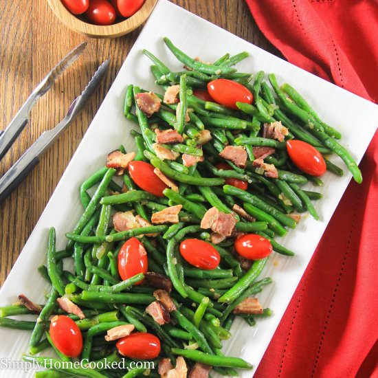Green Bean Salad with Bacon