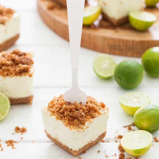 Fluffy Key Lime Pie Mousse Bites