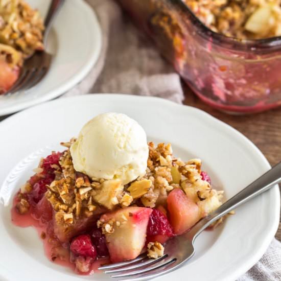 Apple Cranberry Crisp
