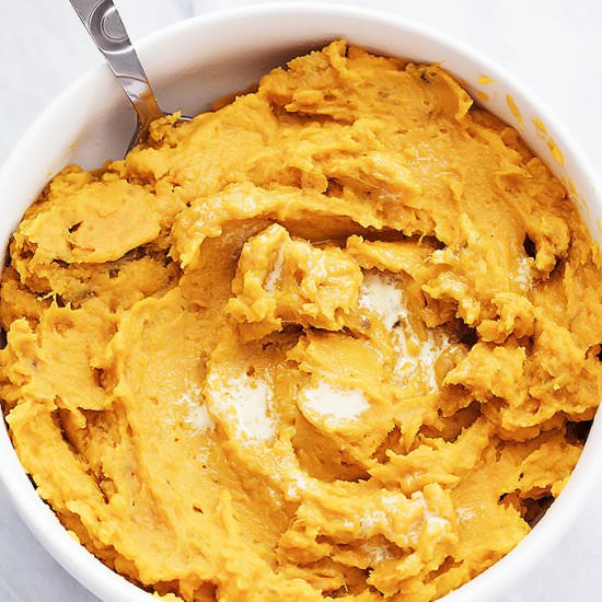 Slow Cooker Mashed Sweet Potatoes