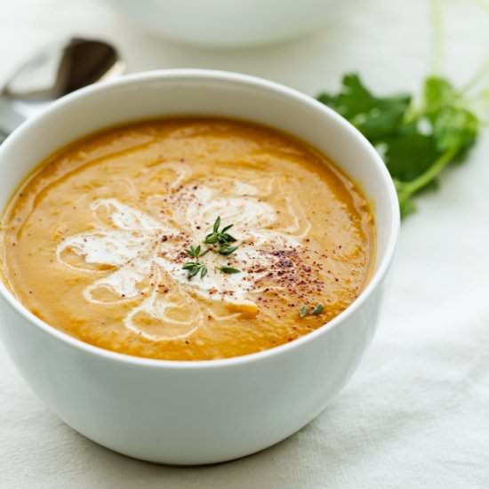 Curried Butternut Squash Soup