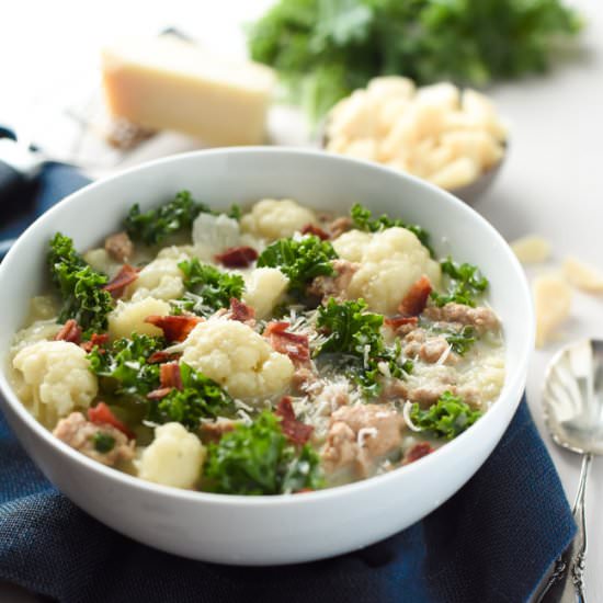 30 Minute Skinny Zuppa Toscana Soup