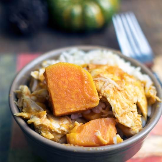 Slow Cook Pumpkin Butter Chicken