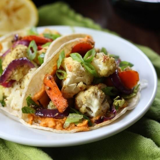 Za’atar Roasted Veggie Tacos