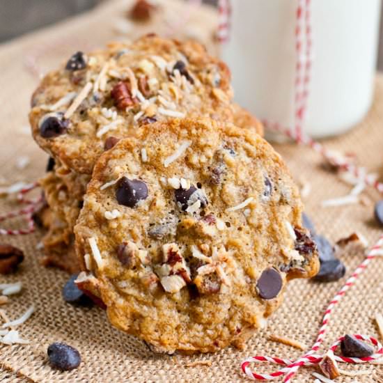 Coconut Pecan Chocolate Chip Cookies