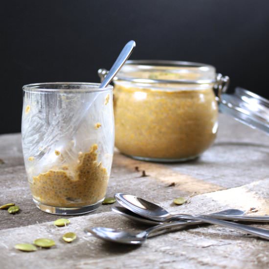 Pumpkin Spice Latte Chia Pudding