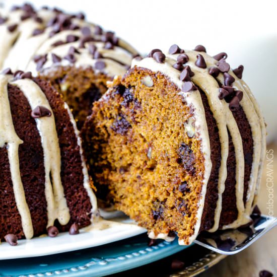 Chocolate Chip Pumpkin Cake