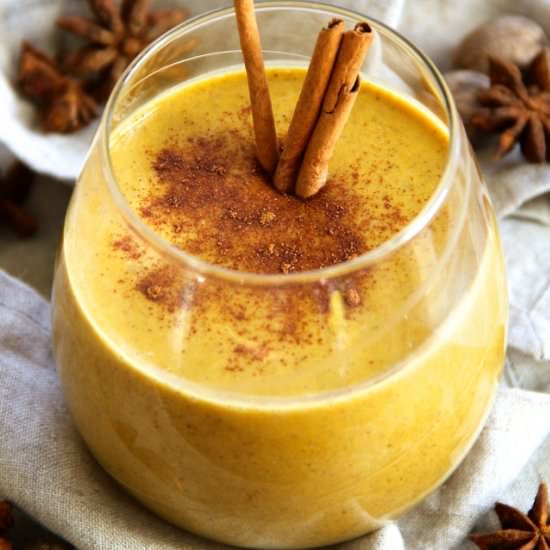 Pumpkin Overnight Oatmeal Smoothie