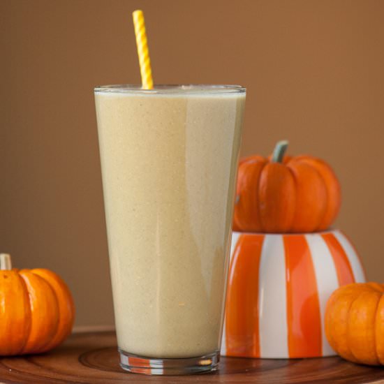 Vegan Pumpkin Oat Protein Smoothie