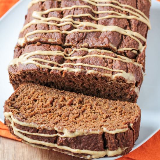Cinnamon Squash Bread w/ Icing