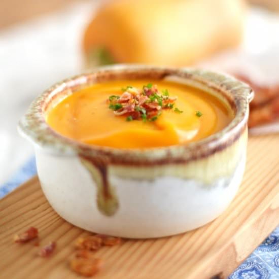 Easy 3 Ingredient Butternut Squash Soup
