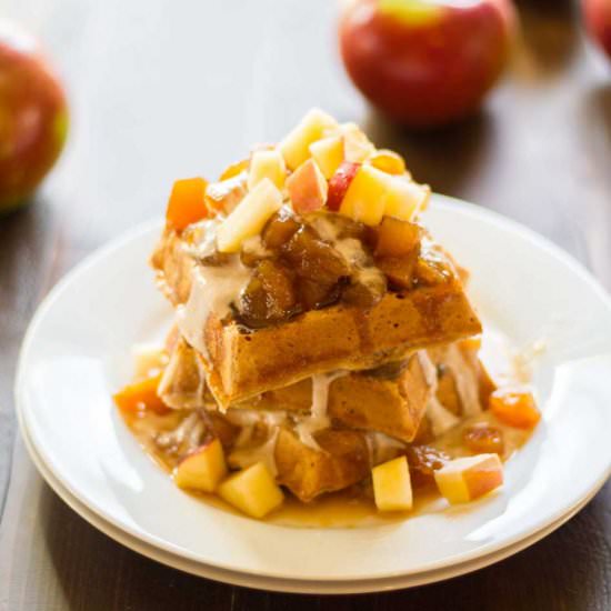 Apple Pie Waffles