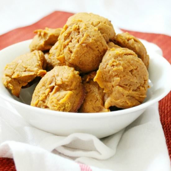 Pillowy Pumpkin Cookies