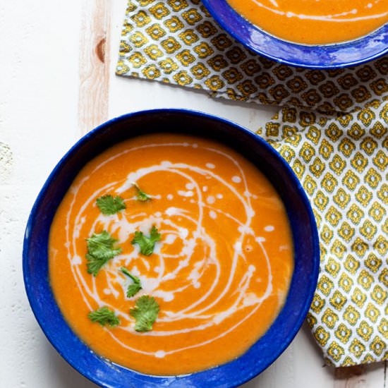 Slow Cooker Thai Butternut Soup