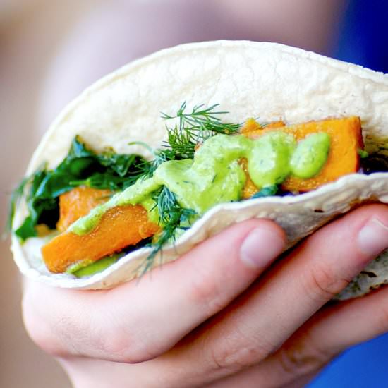 Sweet Potato and Black Bean Tacos
