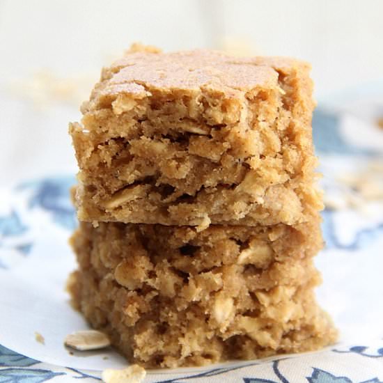 Peanut Butter Banana Snack Bars