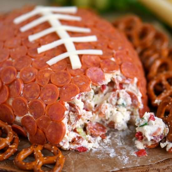 Pepperoni Pizza Cheese Ball