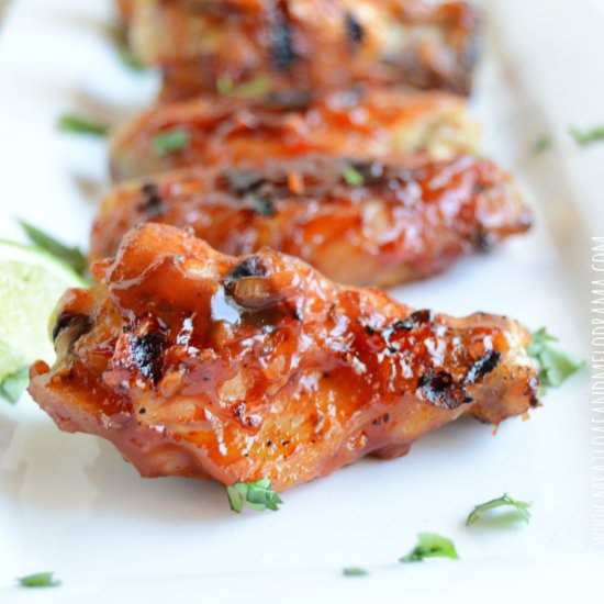 Honey Lime Chipotle Chicken Wings