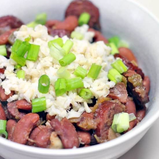 Slow Cooker Red Beans and Rice
