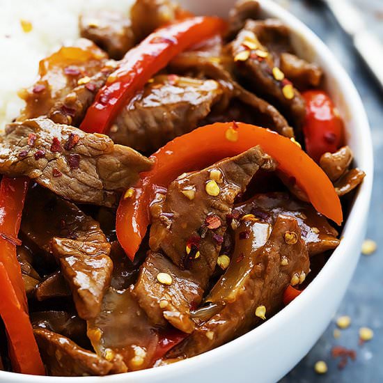 Sriracha Orange Beef