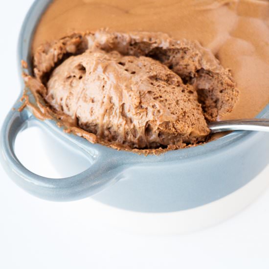 The Creamiest Chocolate Mousse.