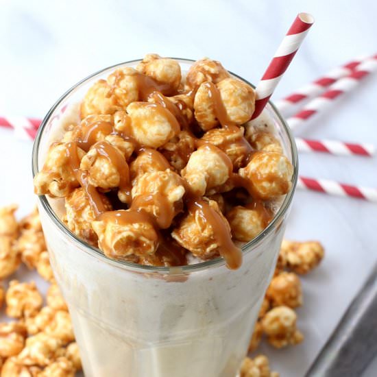 Bourbon Caramel Corn Milkshake