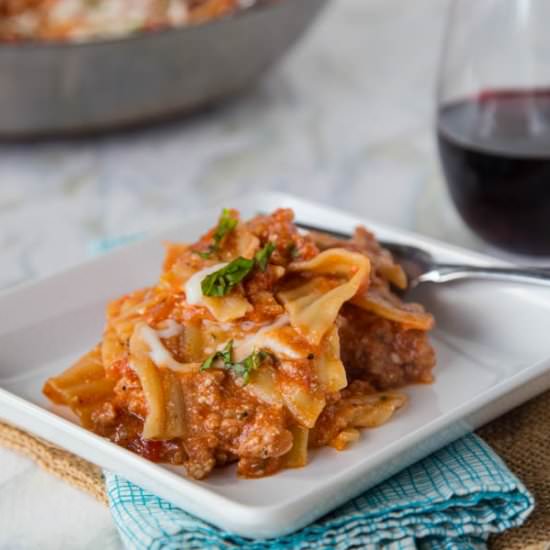 Easy Weeknight Lasagna